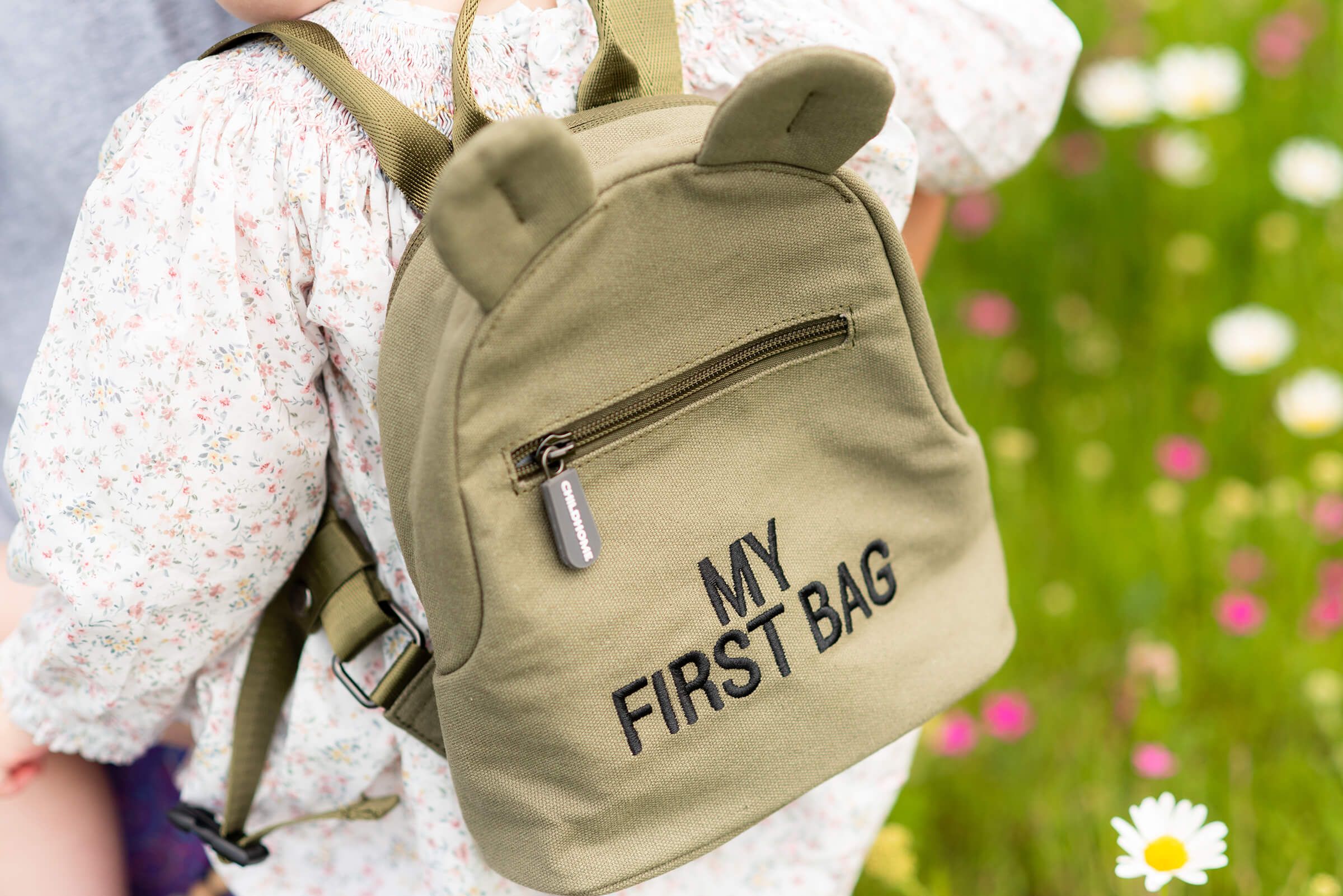 Детский рюкзак Childhome My first bag, хаки (CWKIDBKA) - фото 8