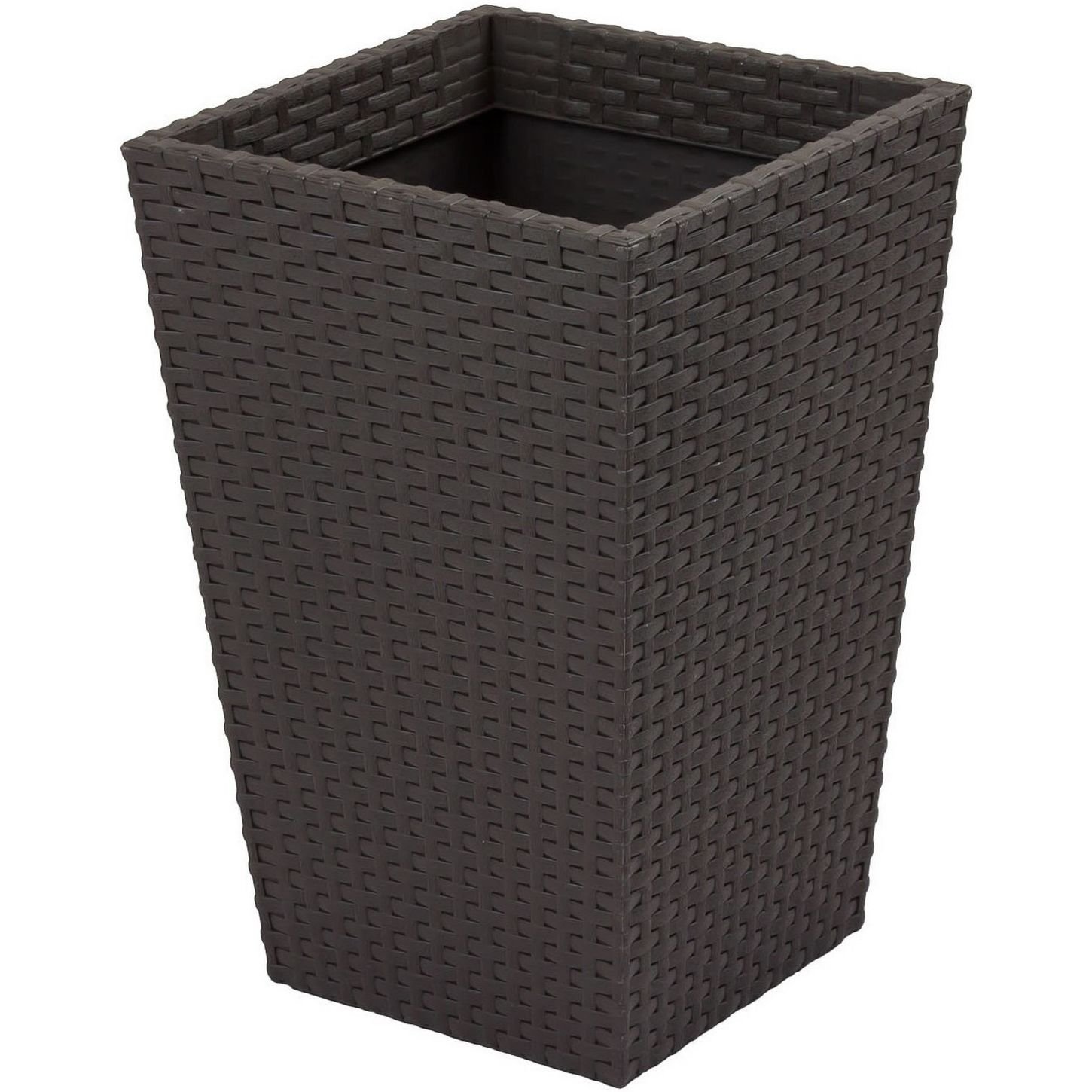 Цветочный горшок Keter Medium Rattan Planter коричневый 55.4 л (17192301) - фото 2