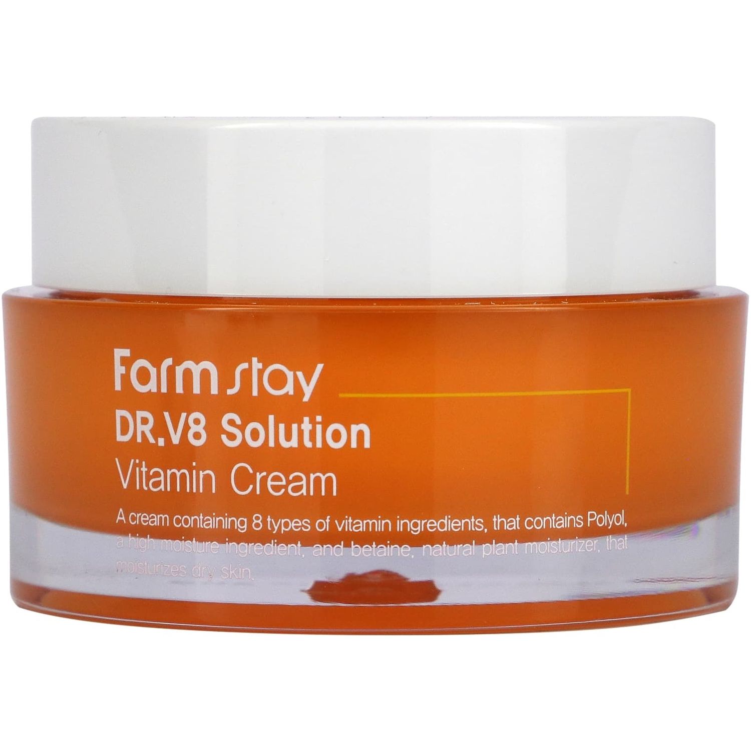 Фото - Крем і лосьйон Farmstay Крем для обличчя  Dr.V8 Solution Vitamin Cream 50 мл 