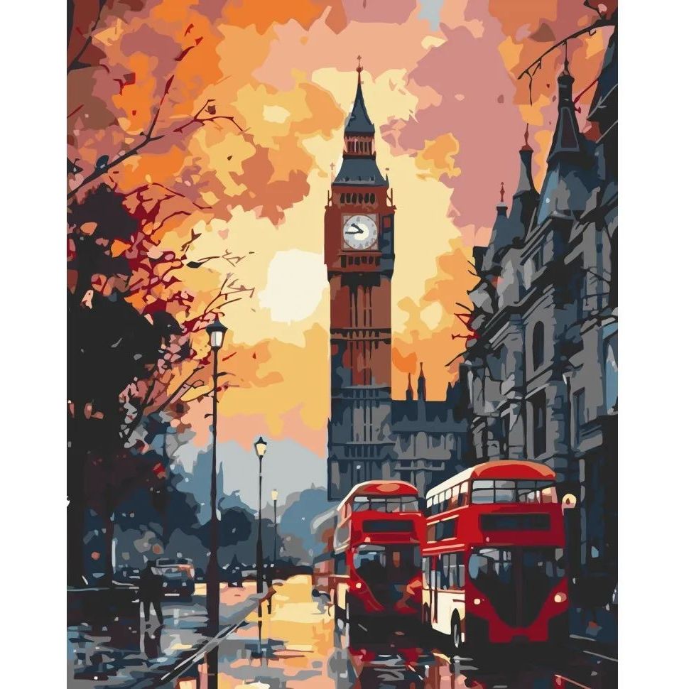 Картина за номерами ArtCraft Big Ben 40x50 см (11045-AC) - фото 1