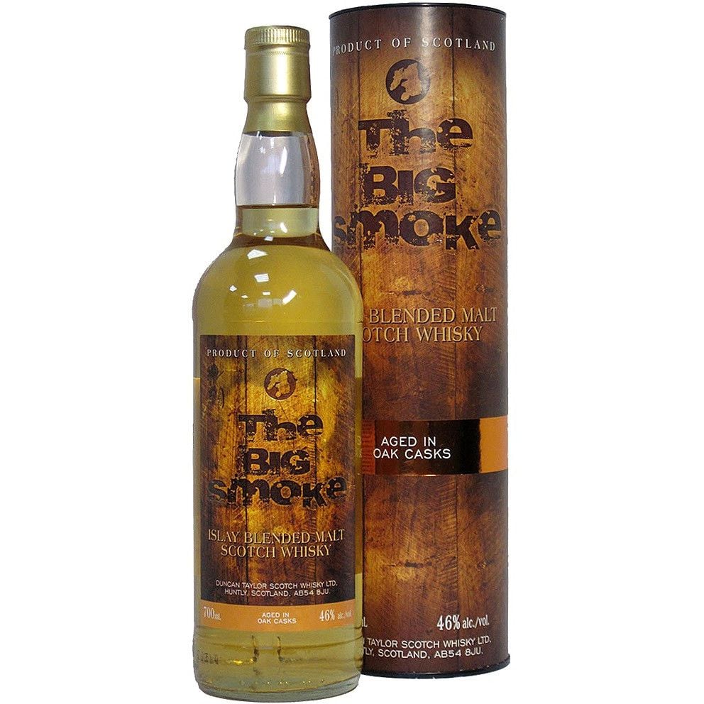 Виски The Big Smoke Blended Malt Scotch Whisky, 46%, в тубусе, 0,7 л - фото 1
