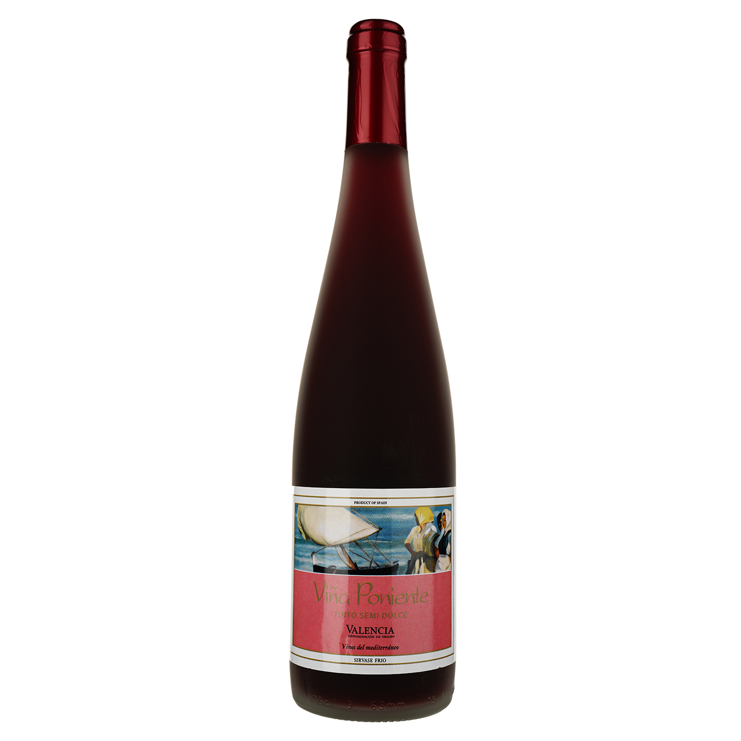 Вино Baronia de Turis Vina Poniente Tinto, червоне, напівсолодке, 0,75 л - фото 1