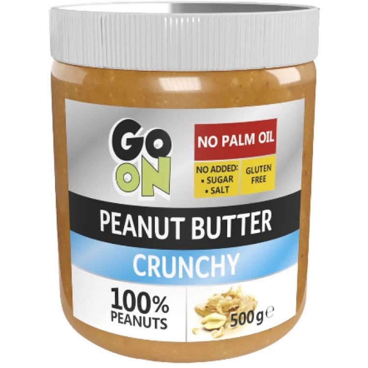 Арахісова паста Go On Nutrition Peanut butter crunchy 500 г - фото 1
