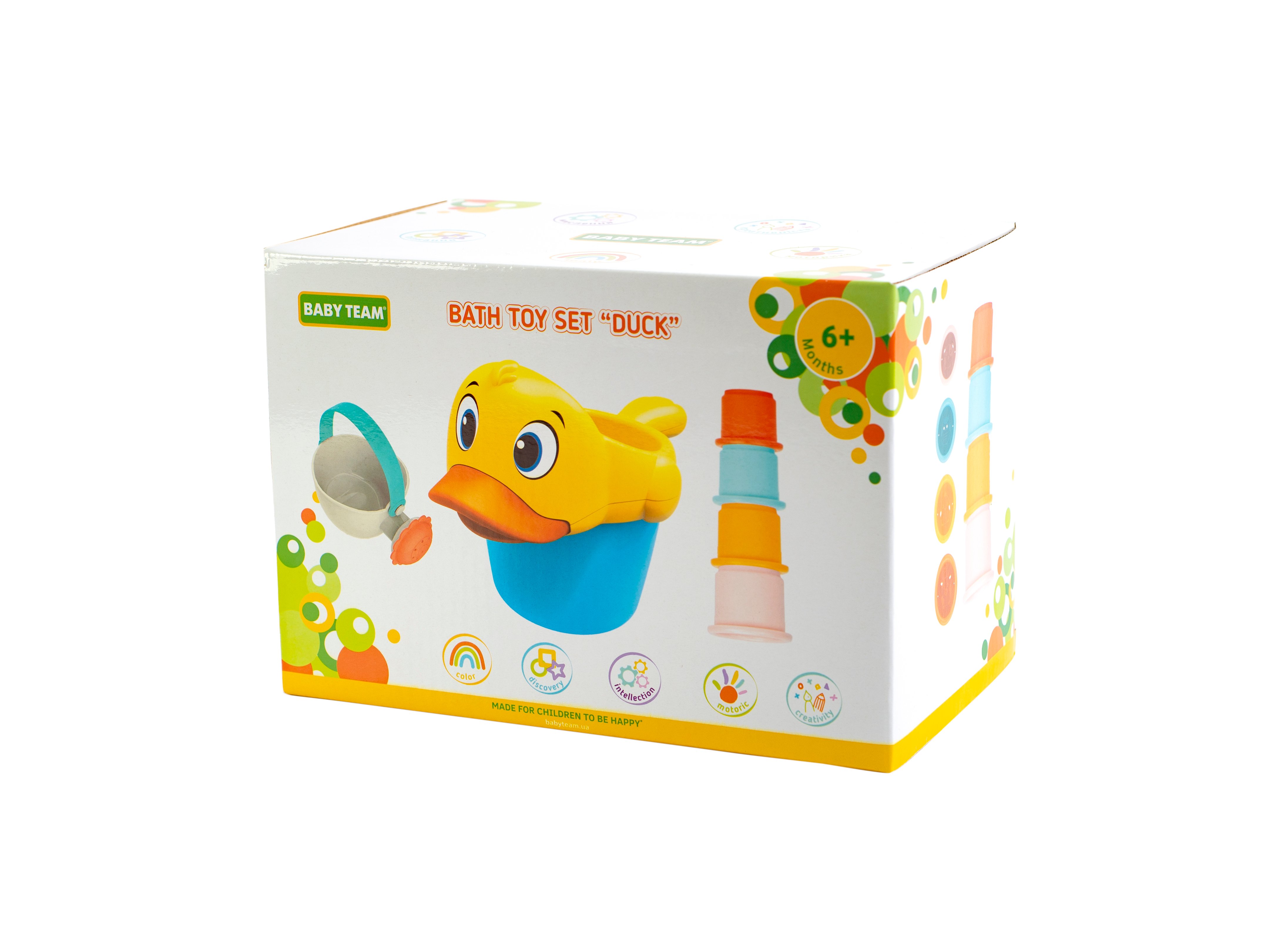 Набір іграшок для ванної Baby Team Каченя (9026) - фото 4