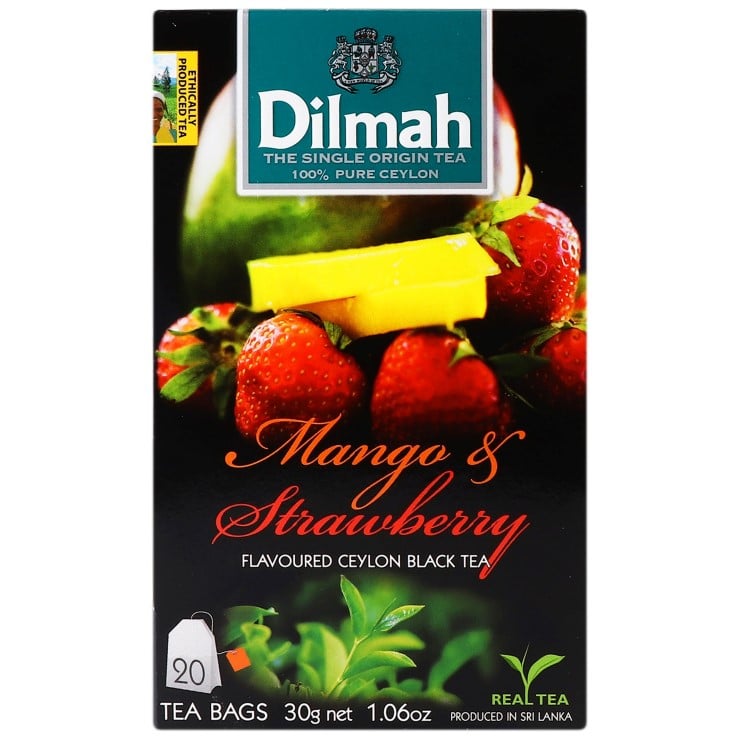Чай чорний Dilmah Mango&Strawberry, 30 г (20 шт. х 1.5 г) (896867) - фото 2
