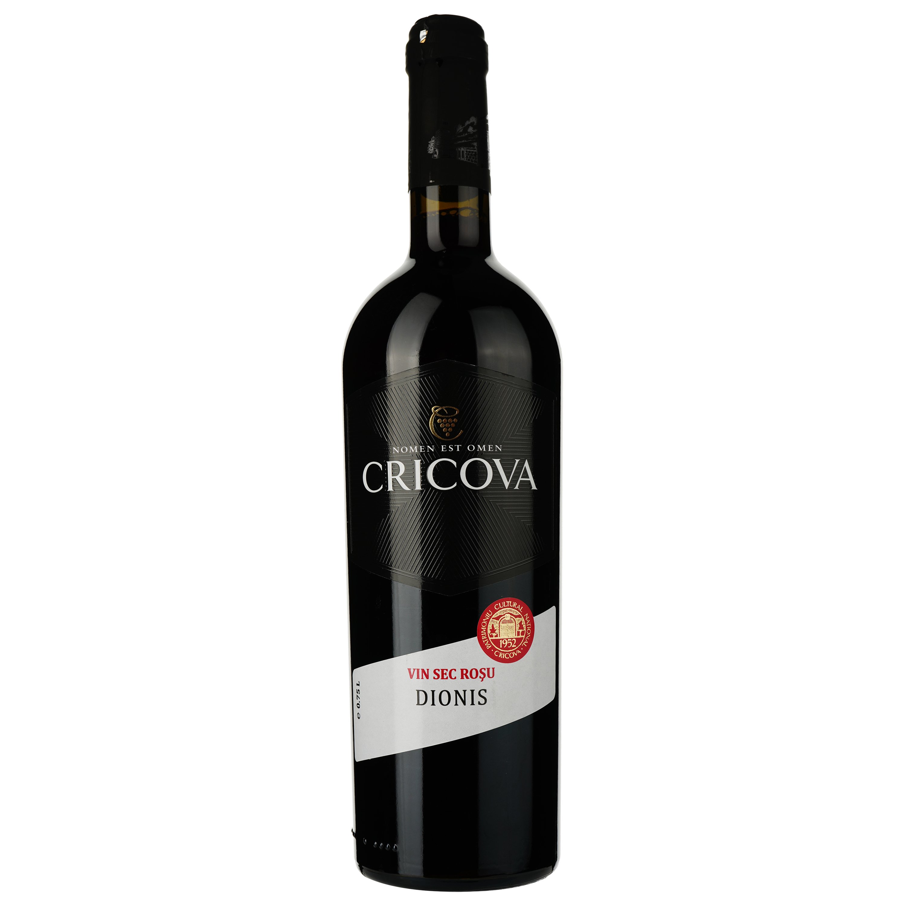 Вино Cricova Dionis, червоне, сухе, 0.75 л - фото 1