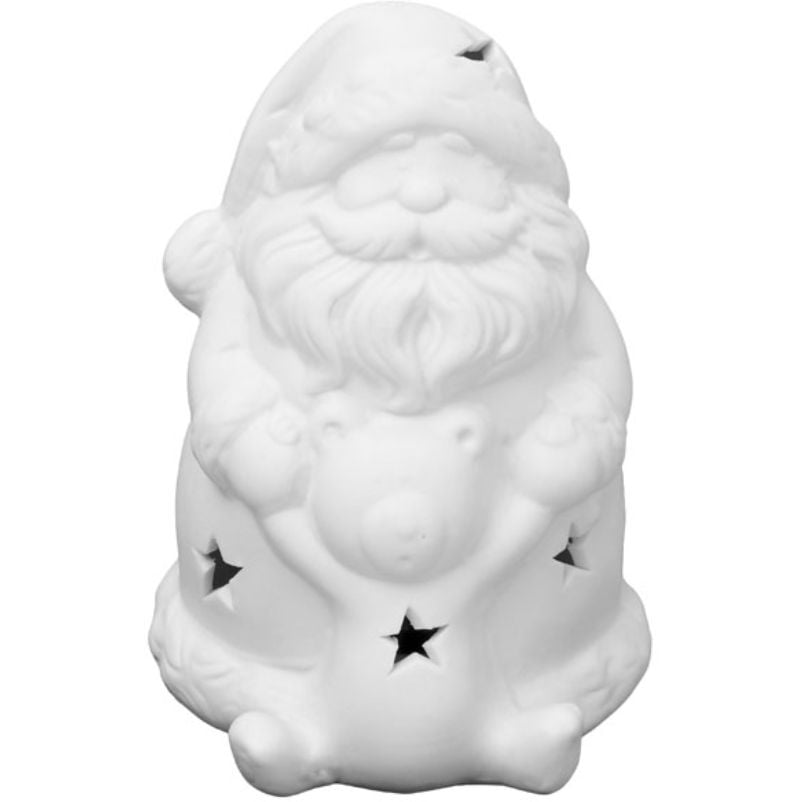Фото - Новогодние игрушки Lefard Фігурка декоративна  Дід Мороз з ведмедиком 11 см  (919-264)