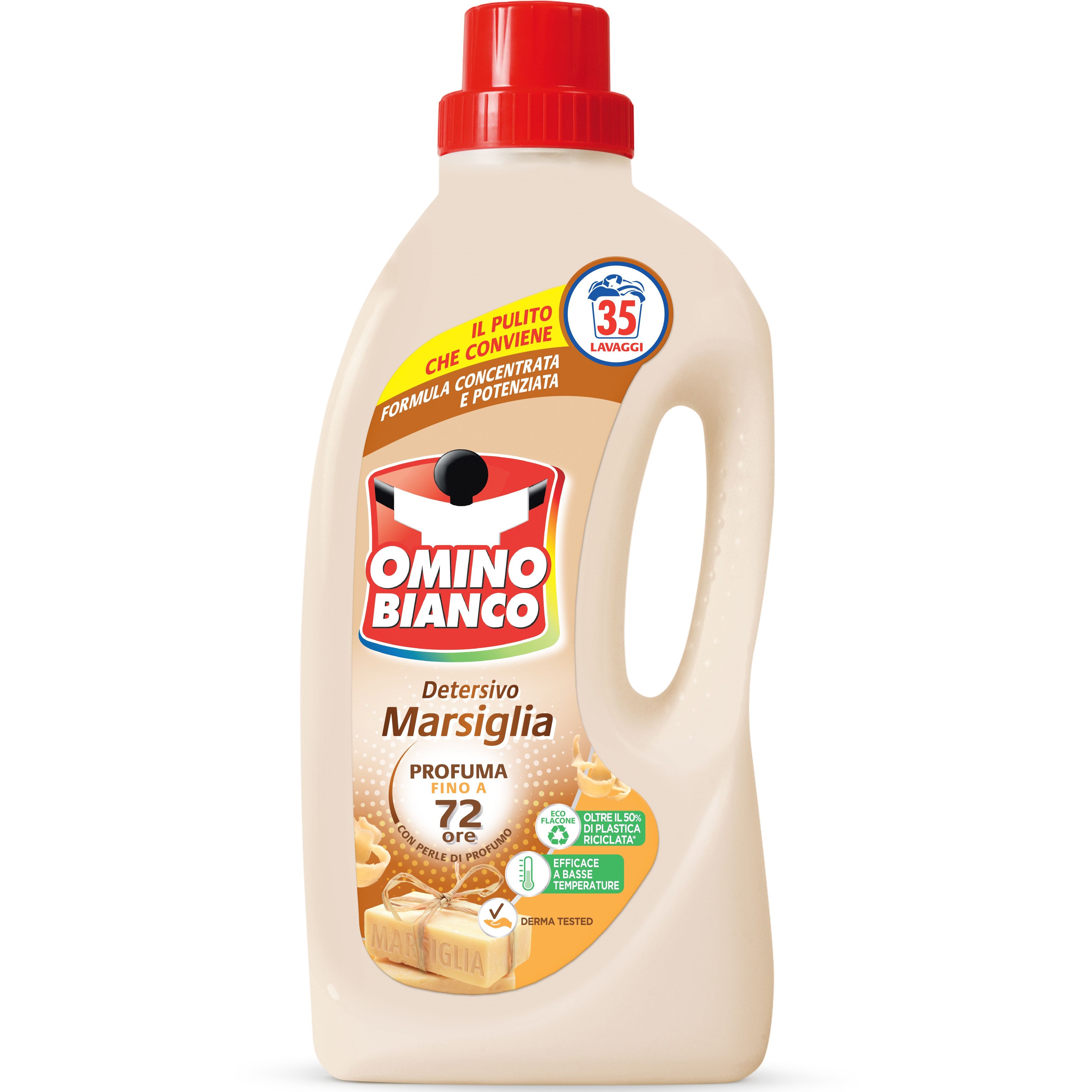Гель для прання Omino Bianco Marsiglia Марсельське Мило універсальний 1.4 л - фото 1