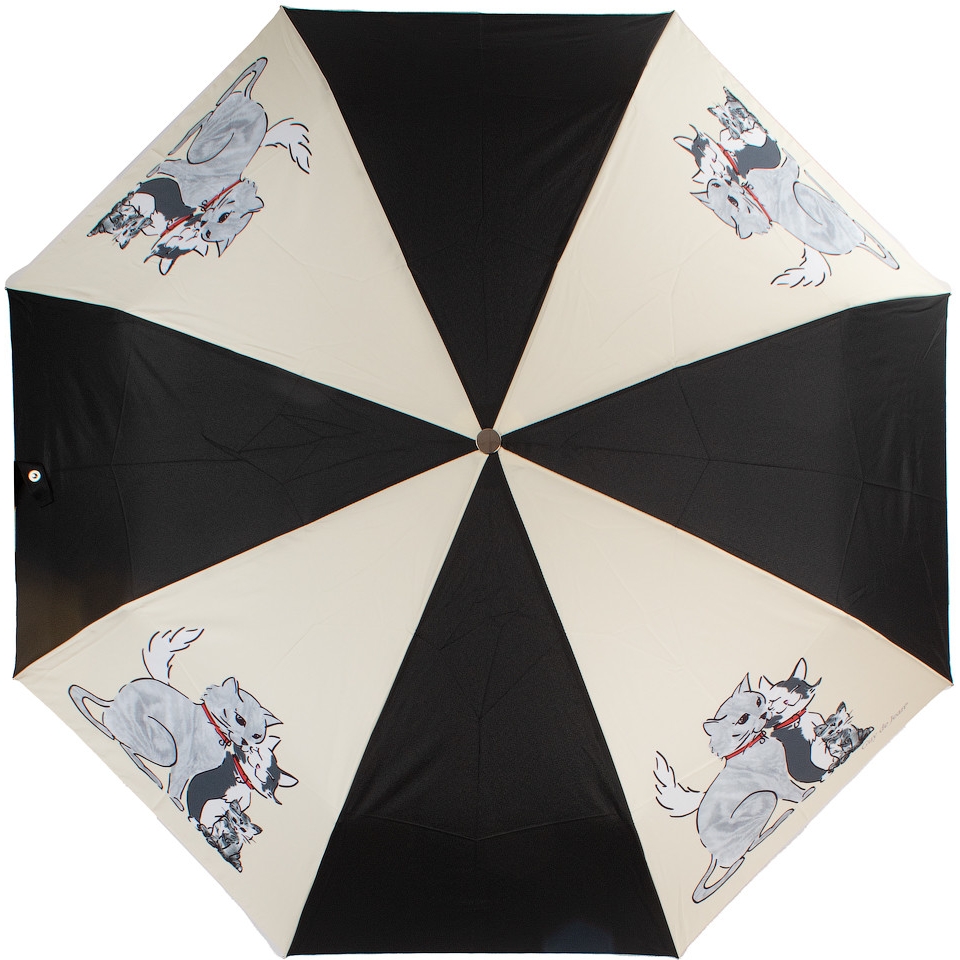 Жіноча складана парасолька повний автомат Guy de Jean 96 см бежева - фото 1