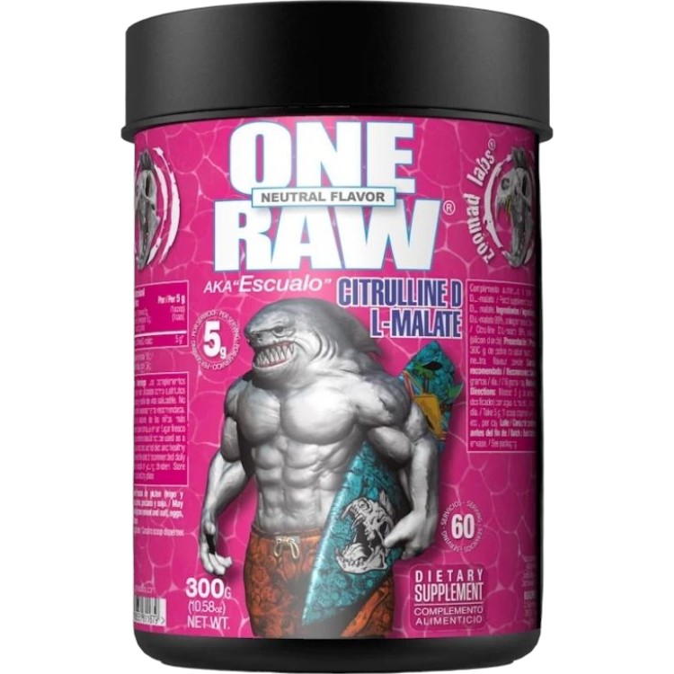 Амінокислота Zoomad Labs Raw One L-Citrulline Malate 300 г - фото 1