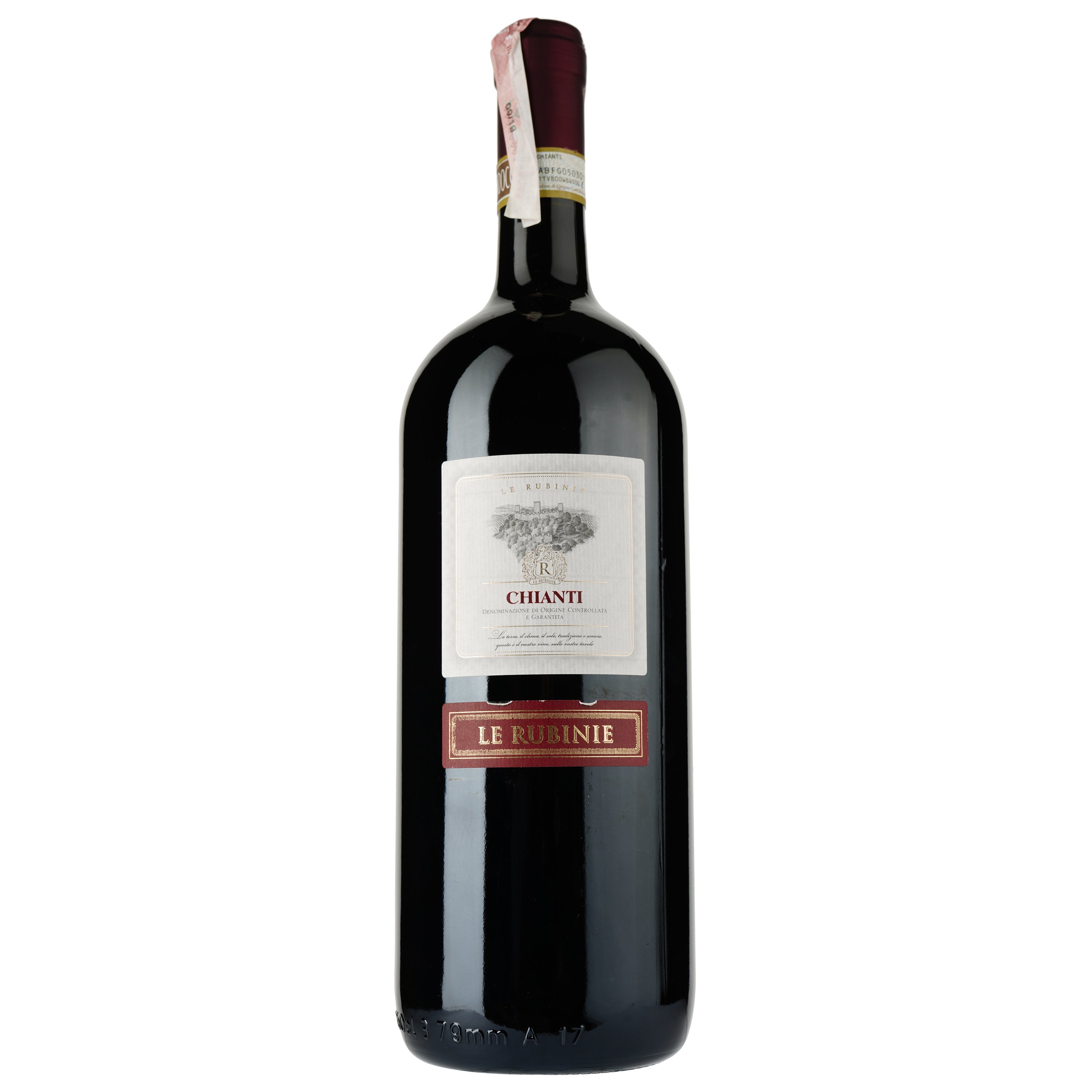 Вино Verga Le Rubinie Chianti DOCG, червоне, сухе, 12%, 1,5 л (ALR6151) - фото 1