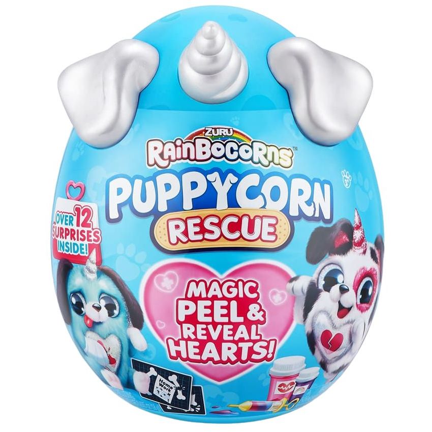 Мягкая игрушка-сюрприз Rainbocorns Puppycorn Rescue Rainbocorn-B (9261B) - фото 2