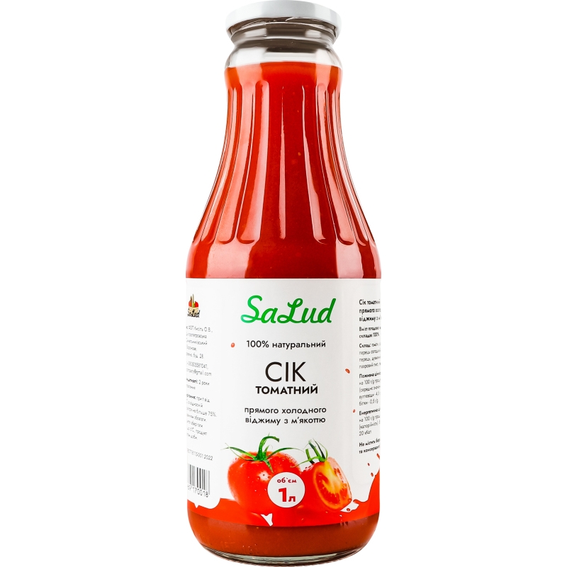 Сок SaLud томатный с мякотью 1 л (931447) - фото 1