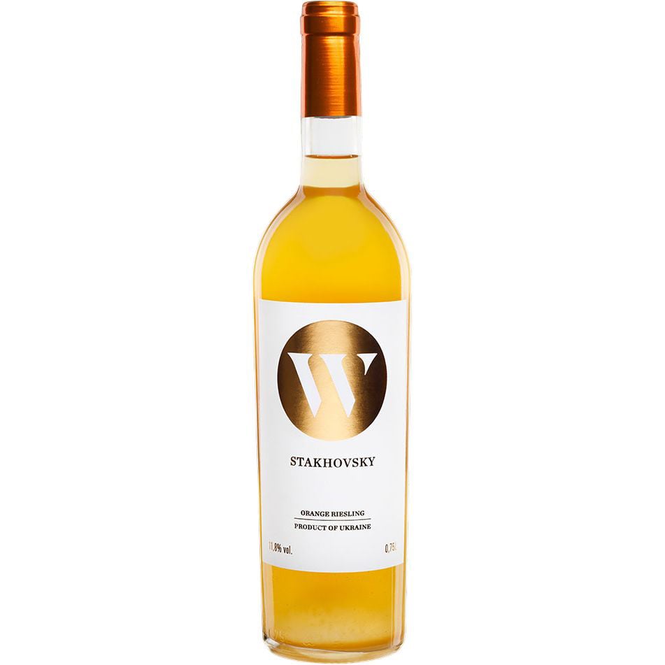 Вино Stakhovsky Wines Orange Riesling, помаранчеве, сухе, 0,75 л (W7712) - фото 1