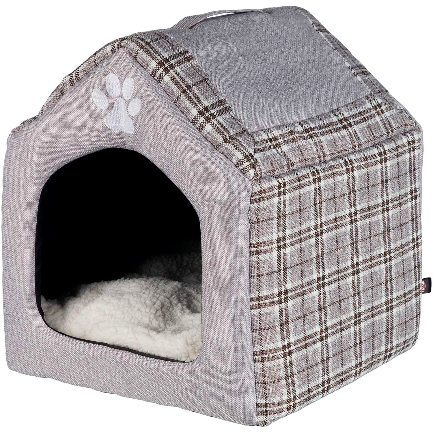 Домик для кошек Trixie Silas, 40х45х40 см, серый (36352) - фото 1