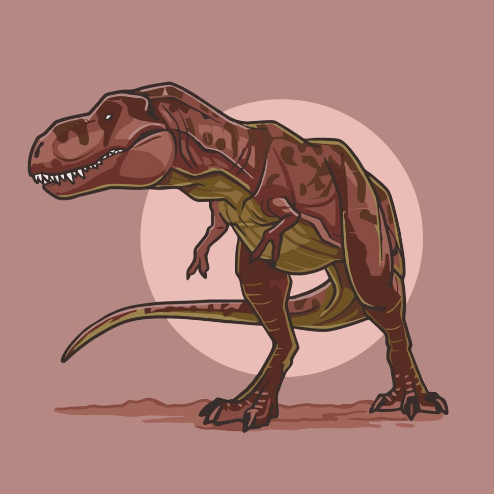 Картина по номерам ArtCraft Тираннозавр 30x30 см (15023-AC) - фото 1