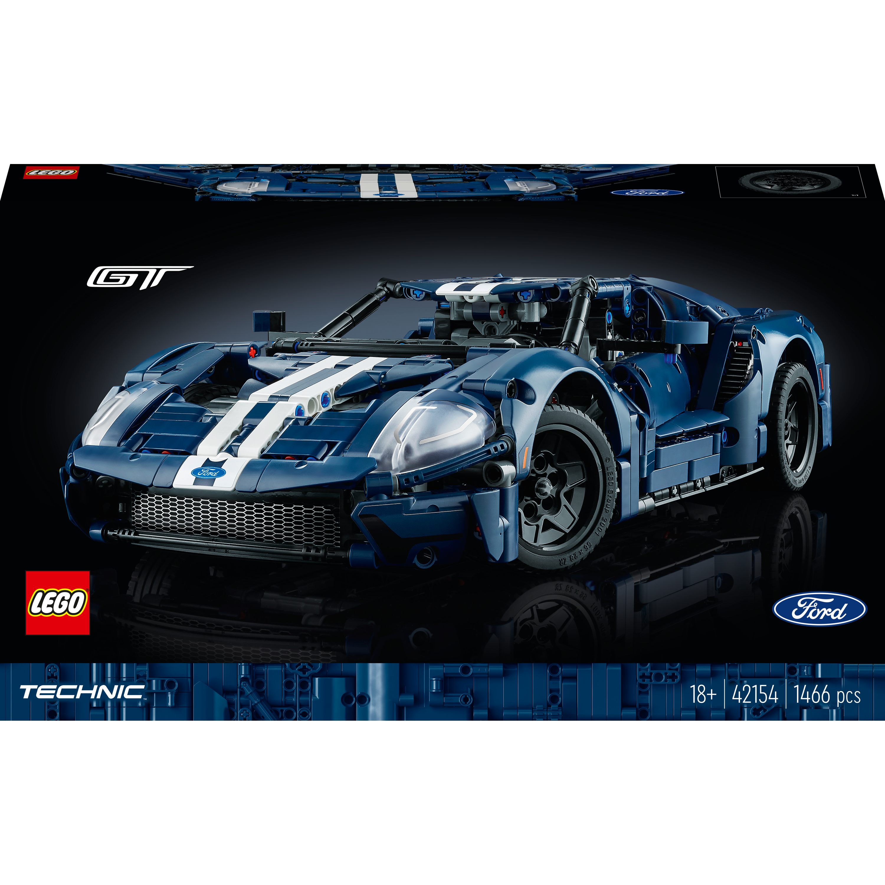 Конструктор LEGO Technic Ford GT 2022, 1466 деталей (42154) - фото 1