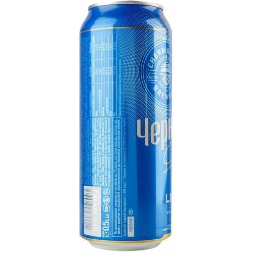 Пиво Чернігівське Light, светлое, 4,3%, ж/б, 0,5 л - фото 2
