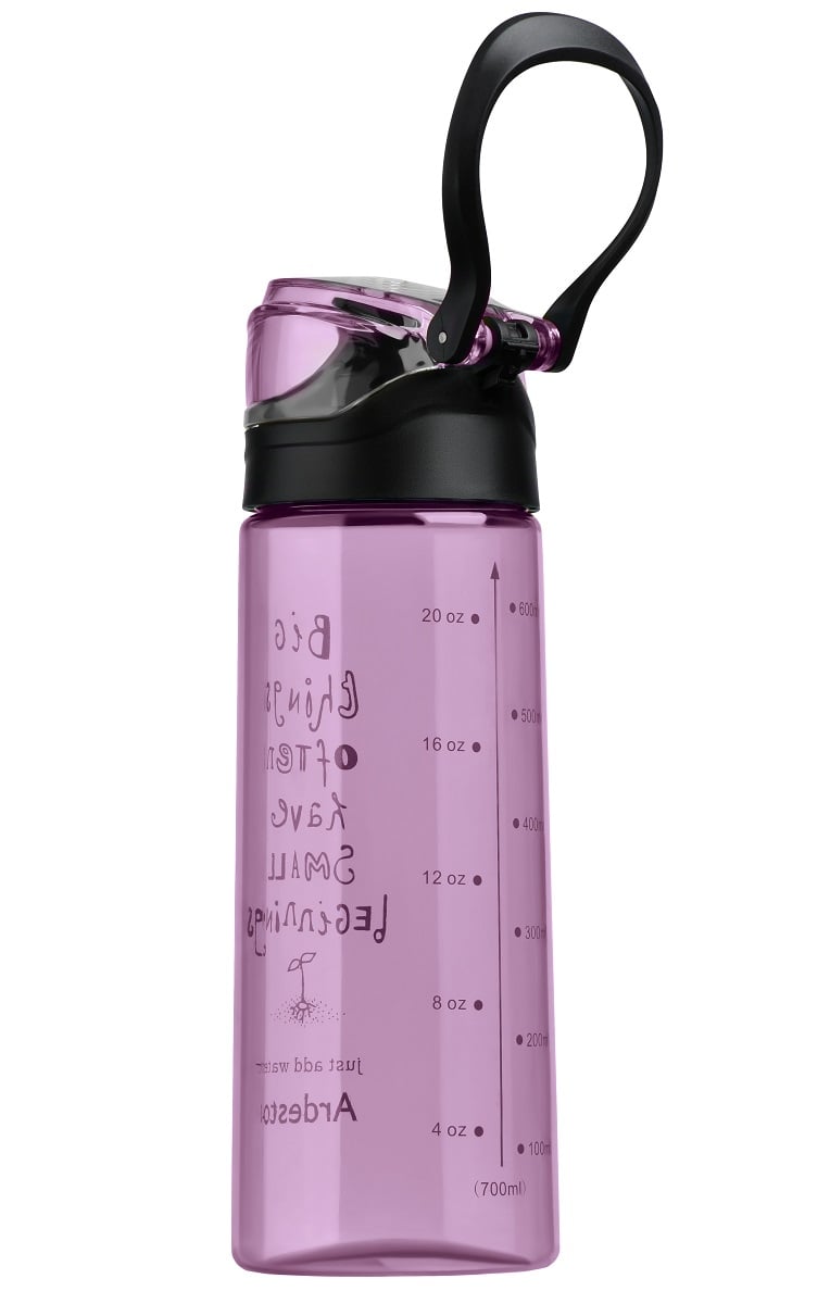 Пляшка для води Ardesto Big Things, 0,7 л, рожевий (AR2206PR) - фото 2