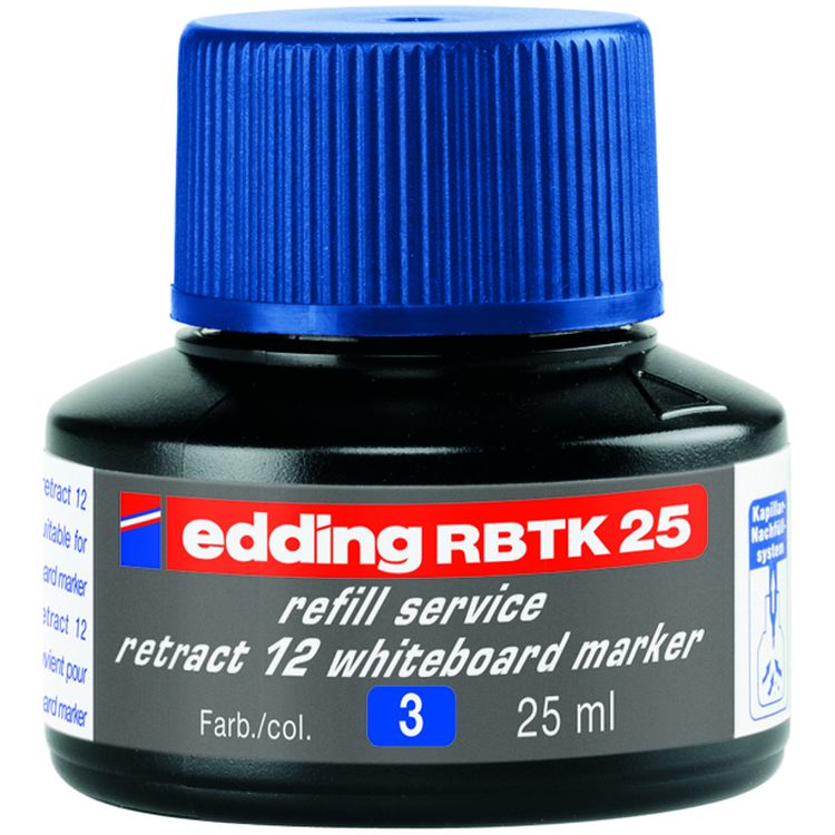 Чернила для заправки Edding Board e-BTK25 синие (e-BTK25/03) - фото 1