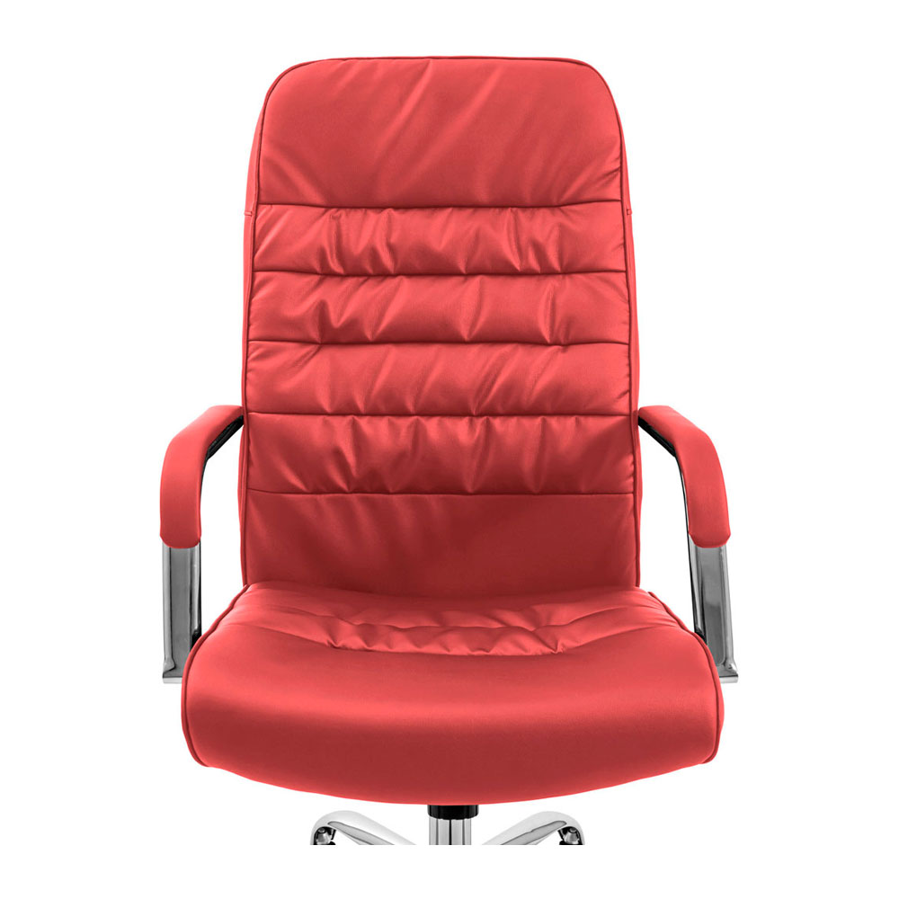 Кресло офисное Richman Лион Ю Хром M-1 Tilt красный (RCM-1061) - фото 5