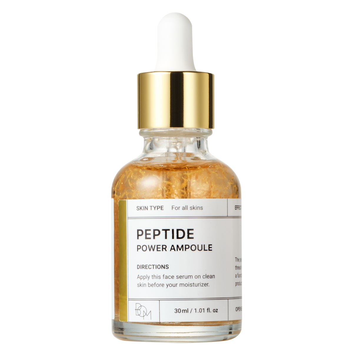 Сироватка для обличчя з пептидним комплексом Beauty of Majesty BOM Peptide Power Ampoule 30 мл - фото 2