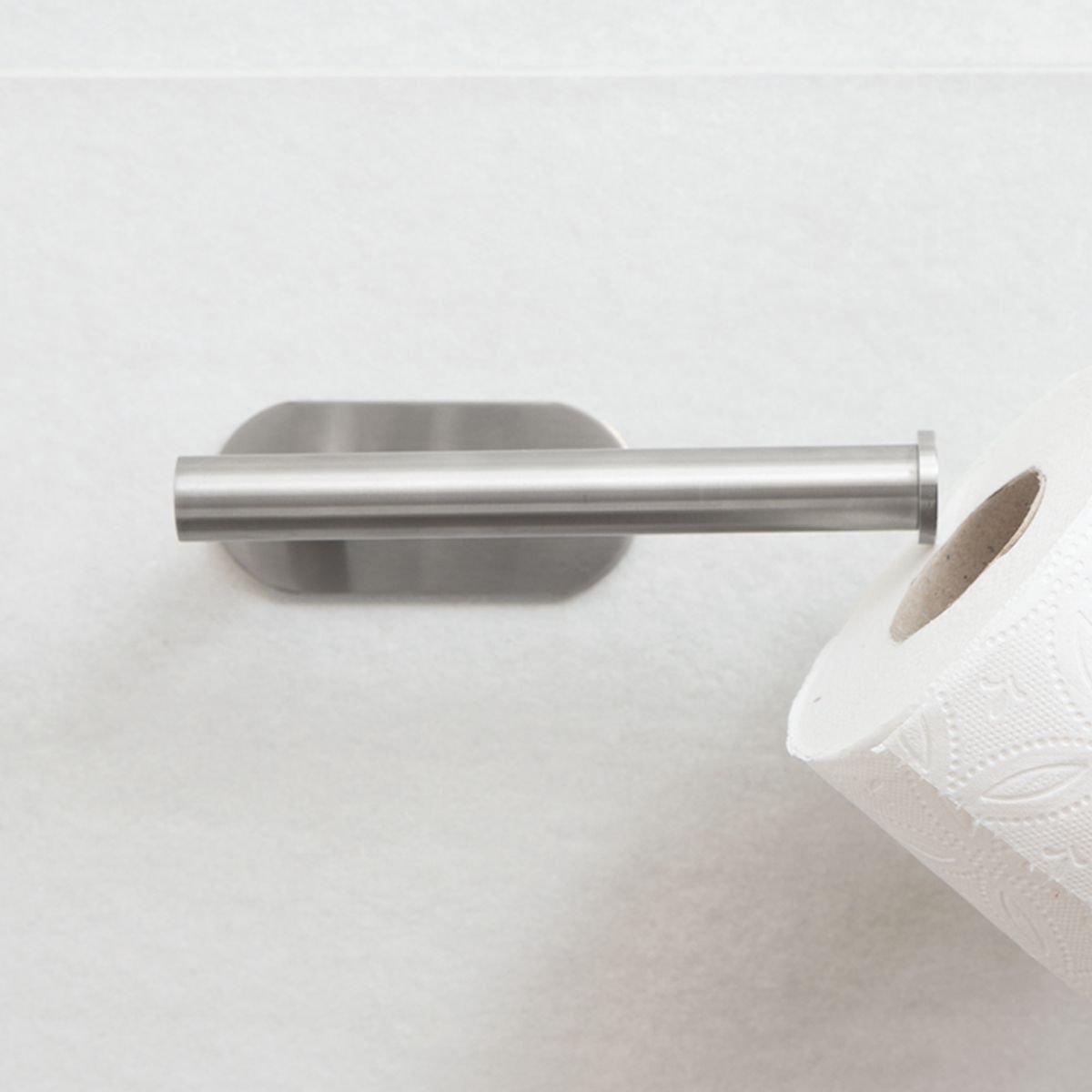 Тримач для туалетного паперу MVM BSS-1, клейкий, сріблястий (BSS-1 SS) - фото 4