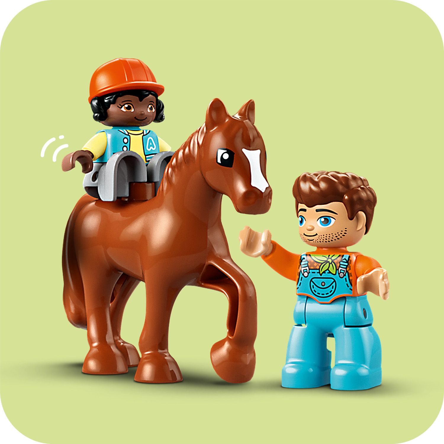 Конструктор LEGO DUPLO Догляд за тваринами на фермі 74 деталі (10416) - фото 6