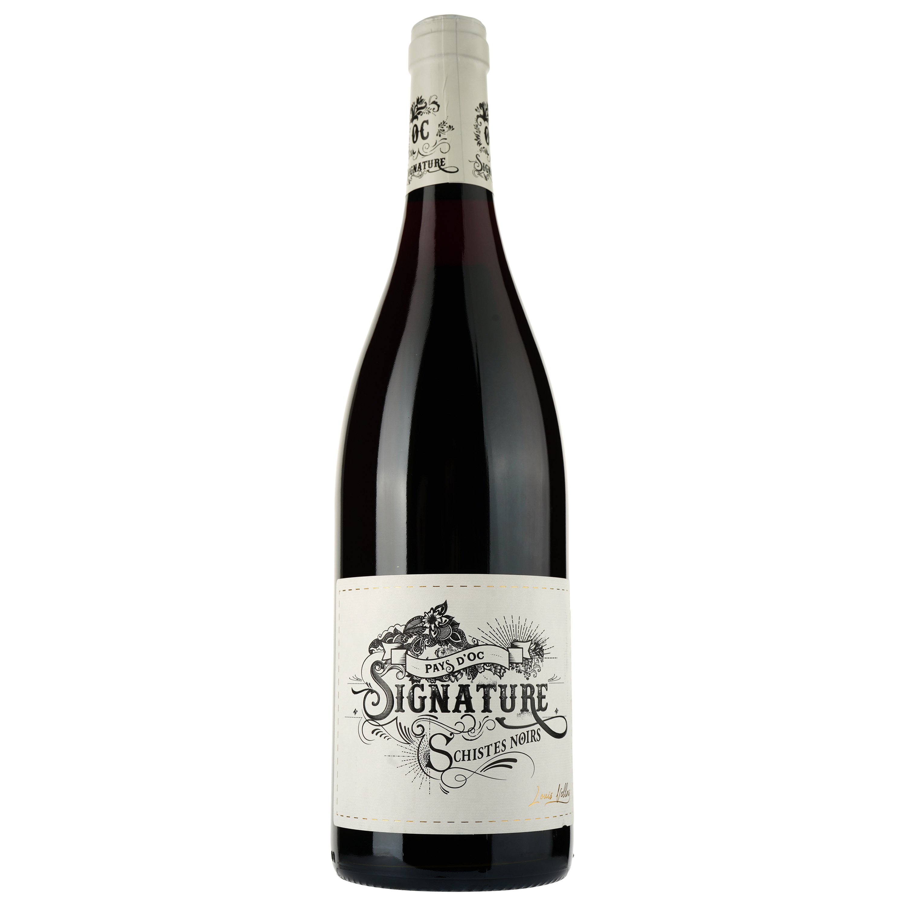 Вино Signature Schistes Noirs Rouge IGP Pays D'Oc, красное, сухое, 0.75 л - фото 1