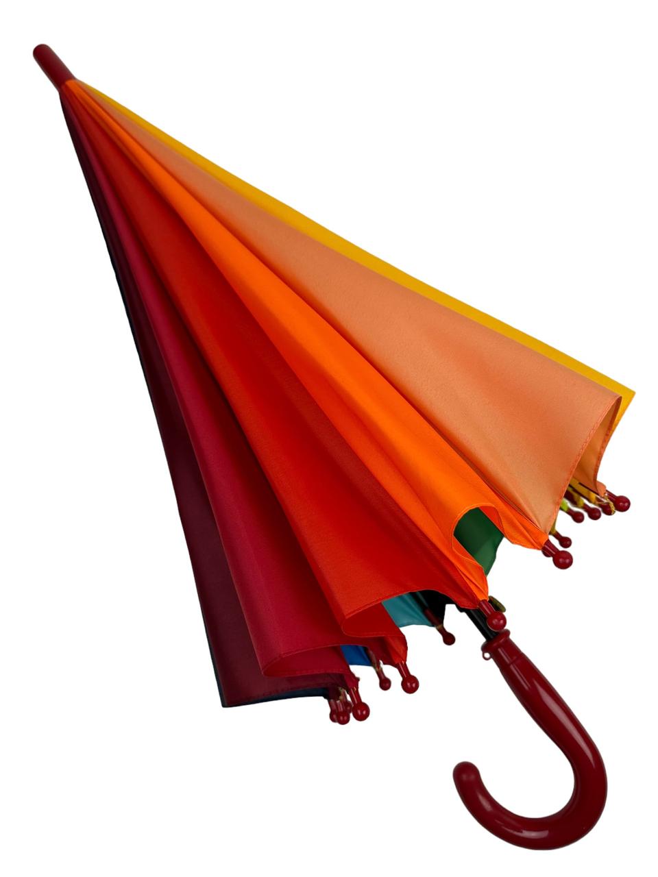 Детский зонт-трость полуавтомат Susino 86 см разноцветный - фото 2