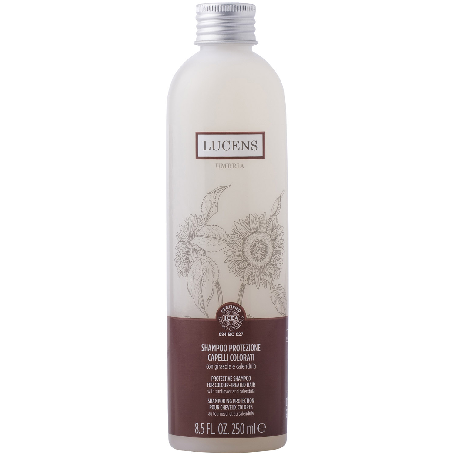 Шампунь Lucens Umbria Organic Protective Shampoo для захисту кольору 250 мл (110427) - фото 1