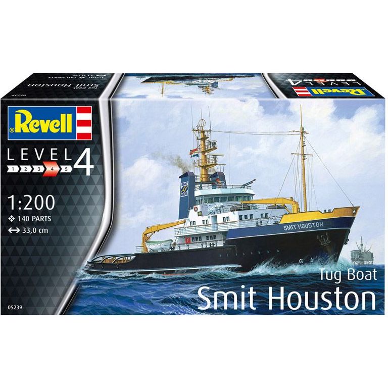 Сборная модель Revell Буксир Smit Houston уровень 4, масштаб 1:200, 140 деталей (RVL-05239) - фото 1