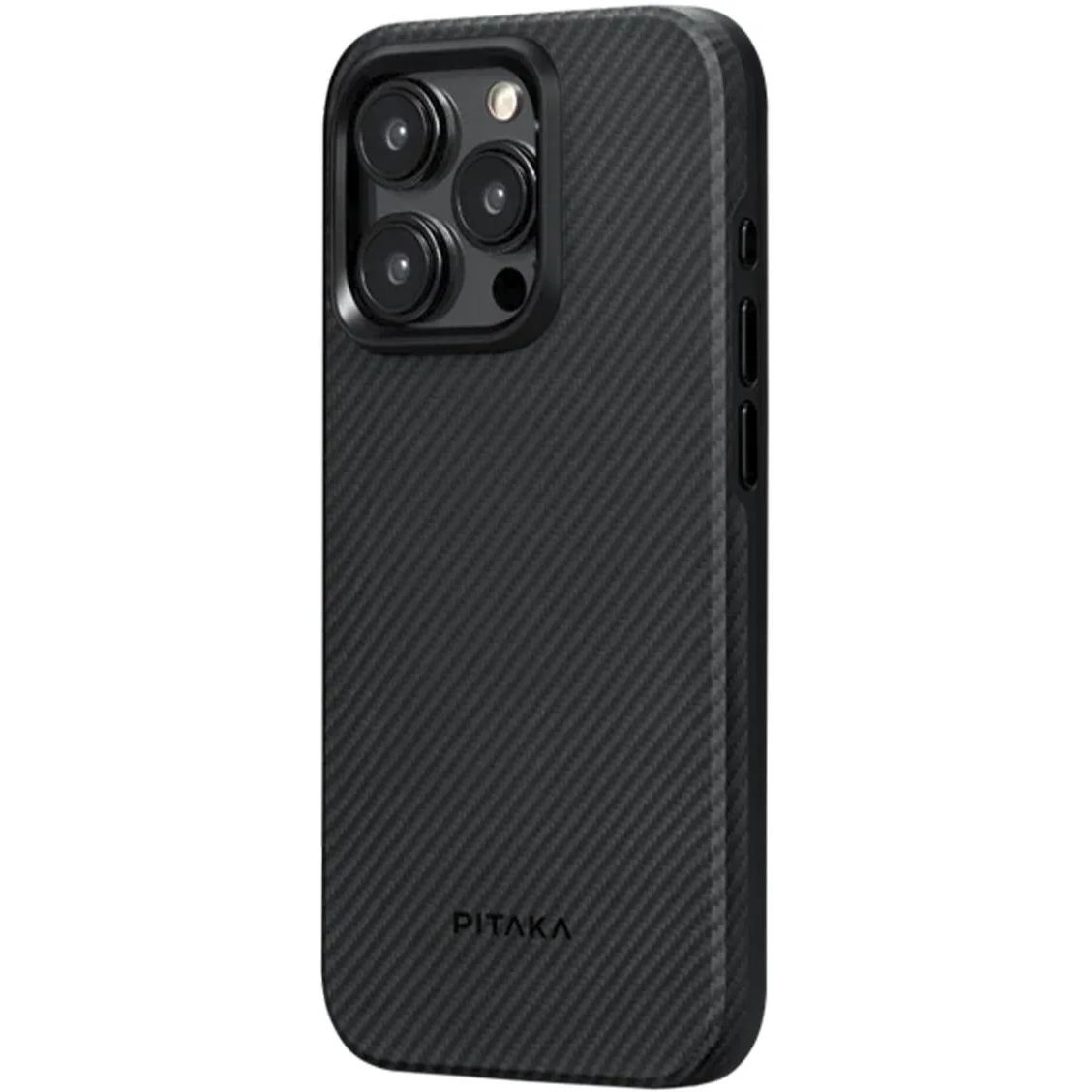 Чехол-накладка Pitaka MagEZ Case Pro 4 Twill 600D Black/Grey для iPhone 15 Pro Max - фото 2