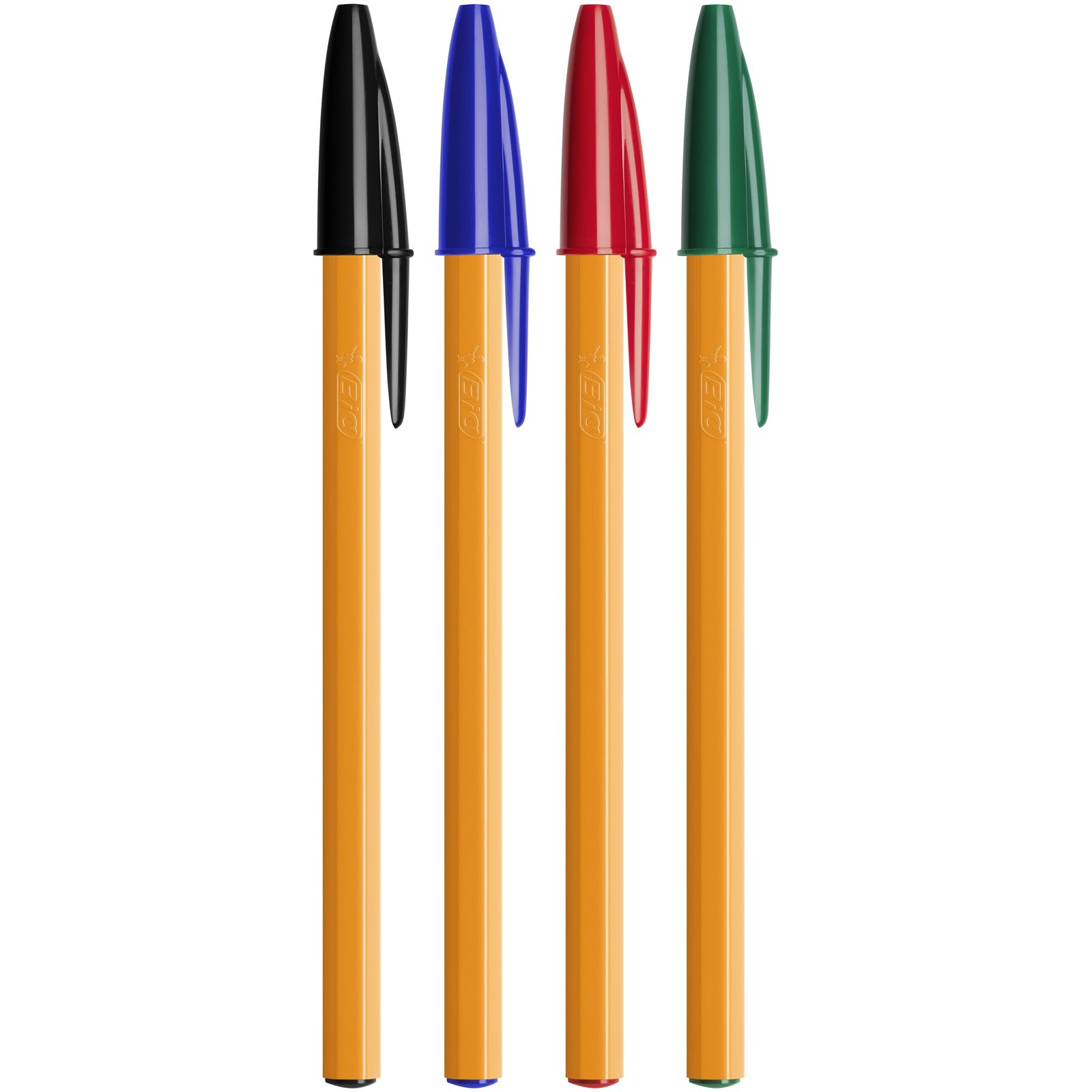 Ручка кулькова BIC Orange Original Fine, 0,36 мм, 4 кольори, 4 шт. (8308541) - фото 2
