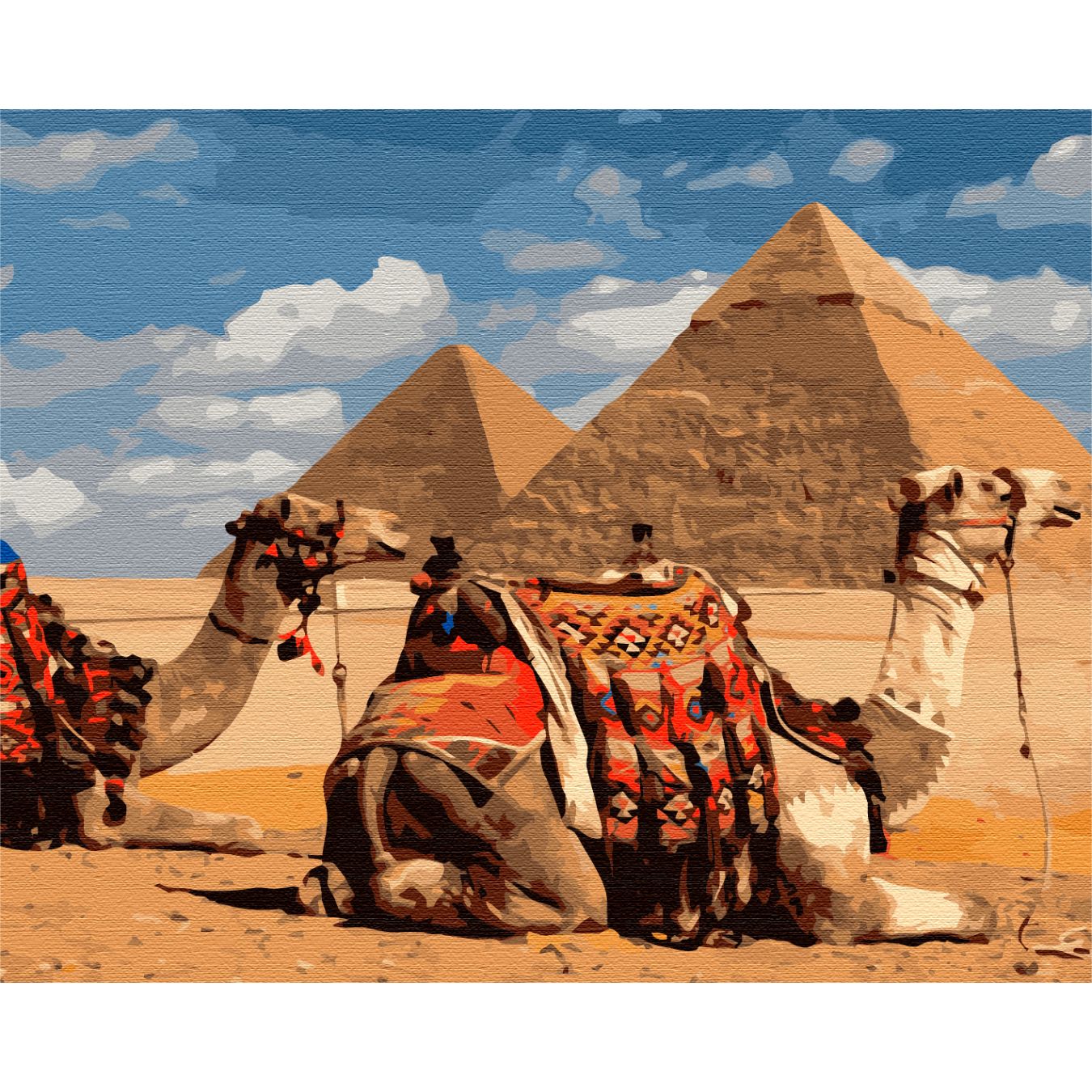 Картина по номерам Символы Египта Brushme 40x50 см разноцветная 000276908 - фото 1