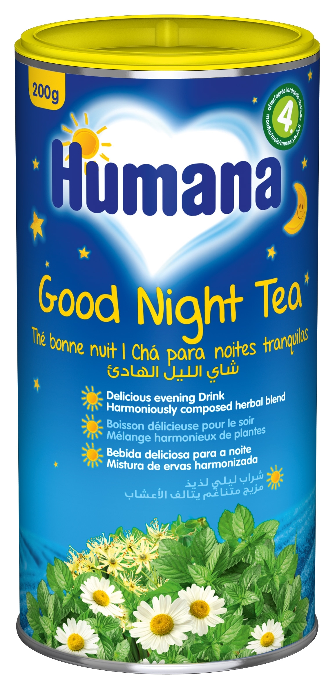 Детский чай Humana Good Night в гранулах, 200 г - фото 1