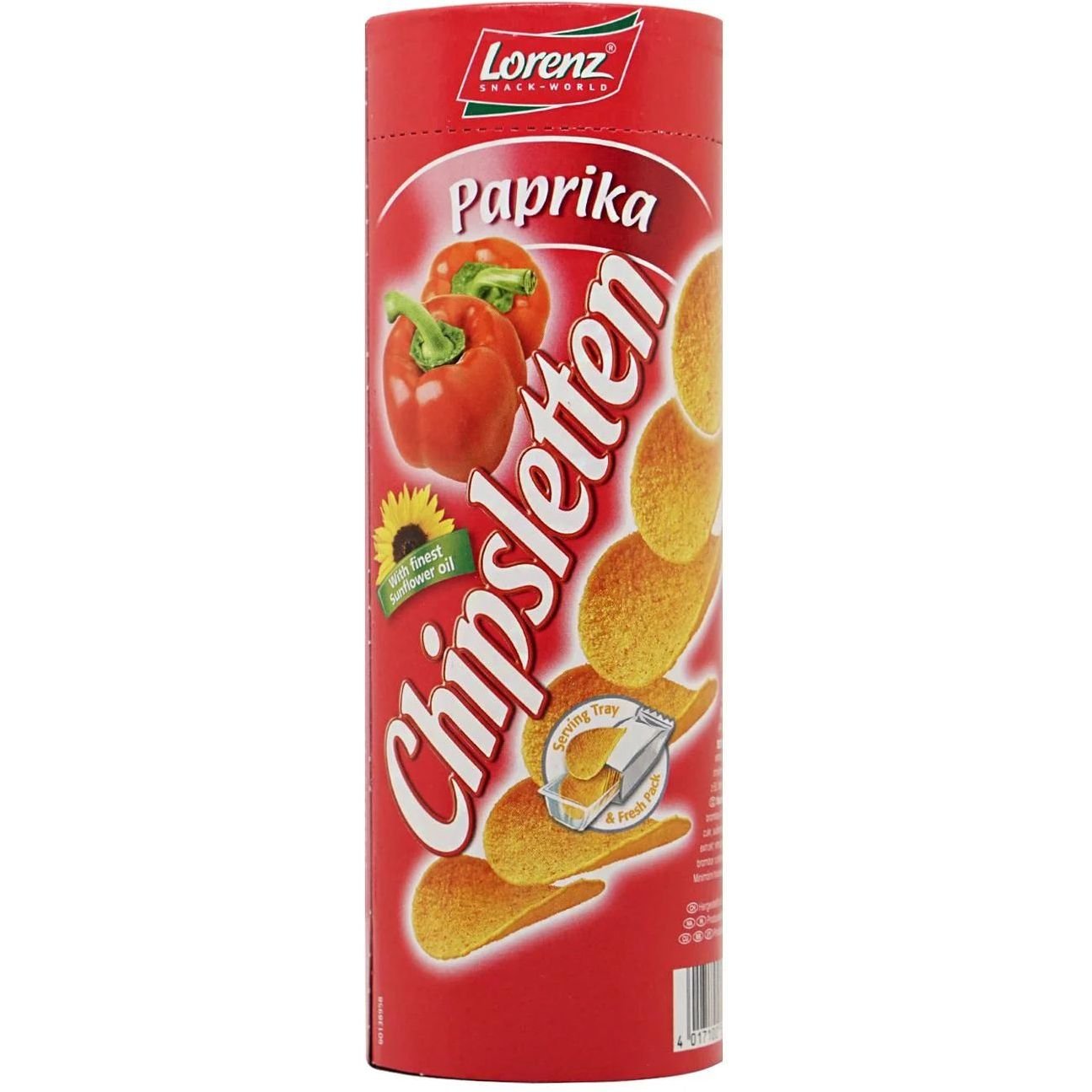Чипси Lorenz Chipsletten зі смаком паприки 100 г - фото 1