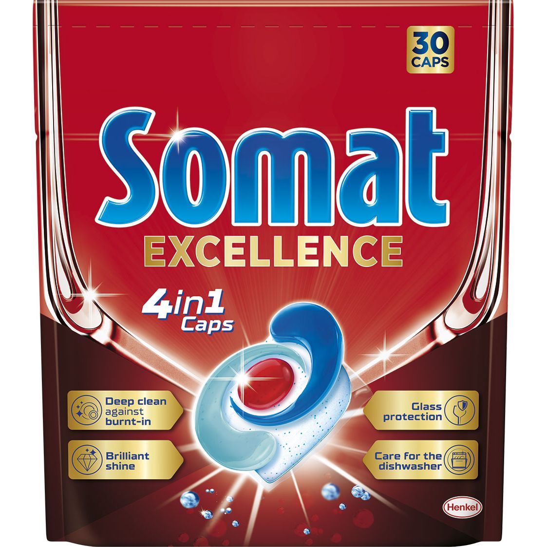 Капсулы для посудомоечной машины Somat Exellence 30 шт. - фото 1