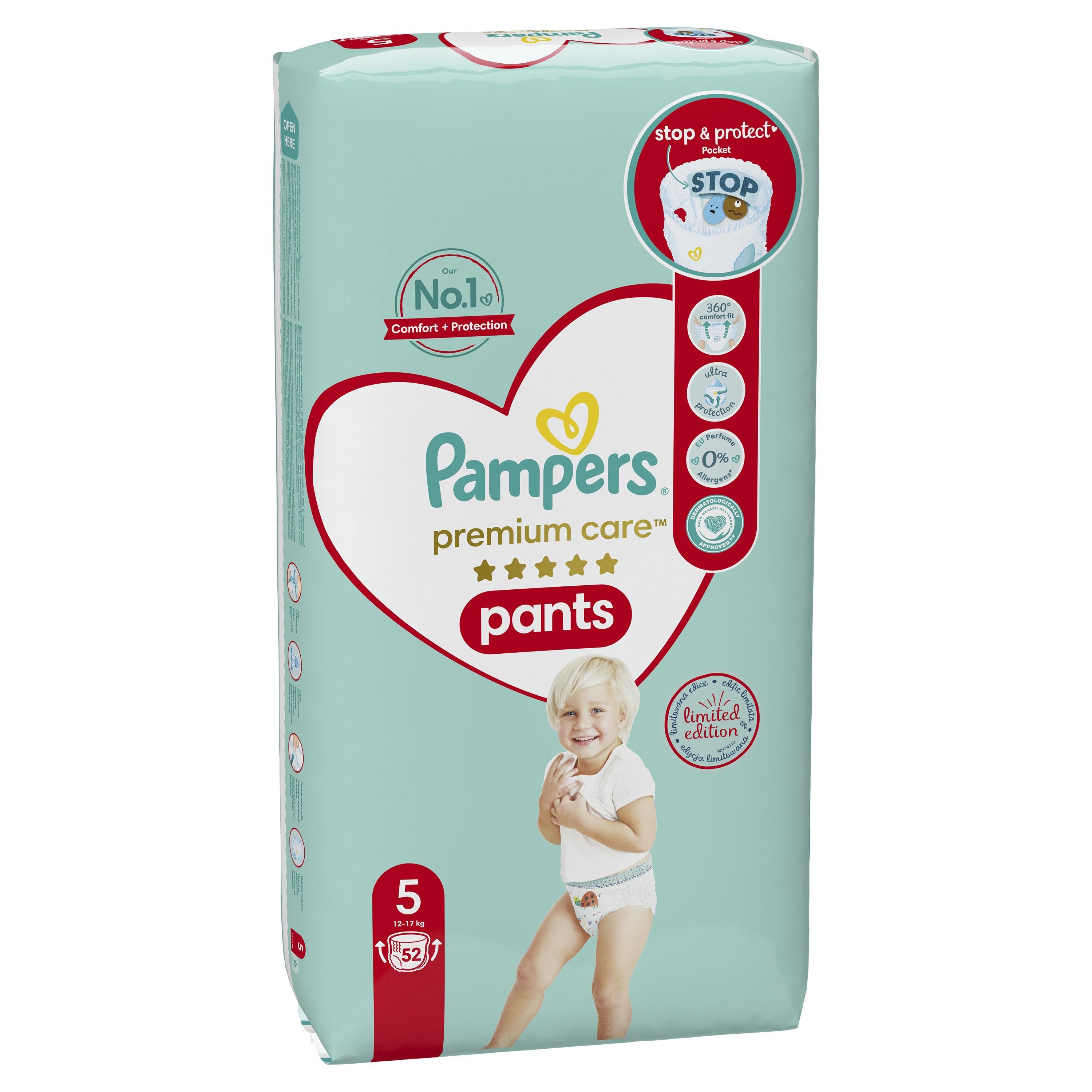 Підгузки-трусики Pampers Premium Care Pants 5 (12-17 кг) 52 шт. - фото 3