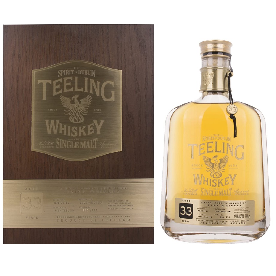 Віскі Teeling Single Malt Irish Whiskey, 33 yo, 42,9%, 0,7 л - фото 1