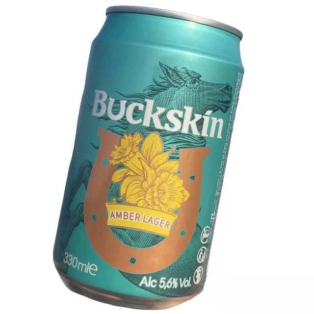 Пиво Buckskin Amber Lager, янтарное, 5,6%, ж/б, 0,33 л (913413) - фото 1