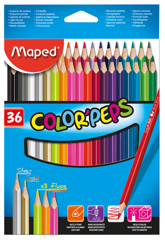 Олівці кольорові Maped Color peps Classic, 36 шт. (MP.832017) - фото 1