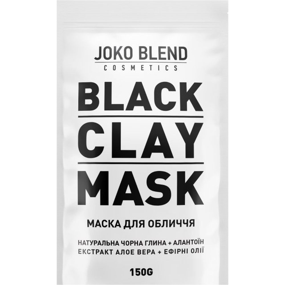 Чорна глиняна маска для обличчя Joko Blend Black Сlay Mask, 150 г - фото 1