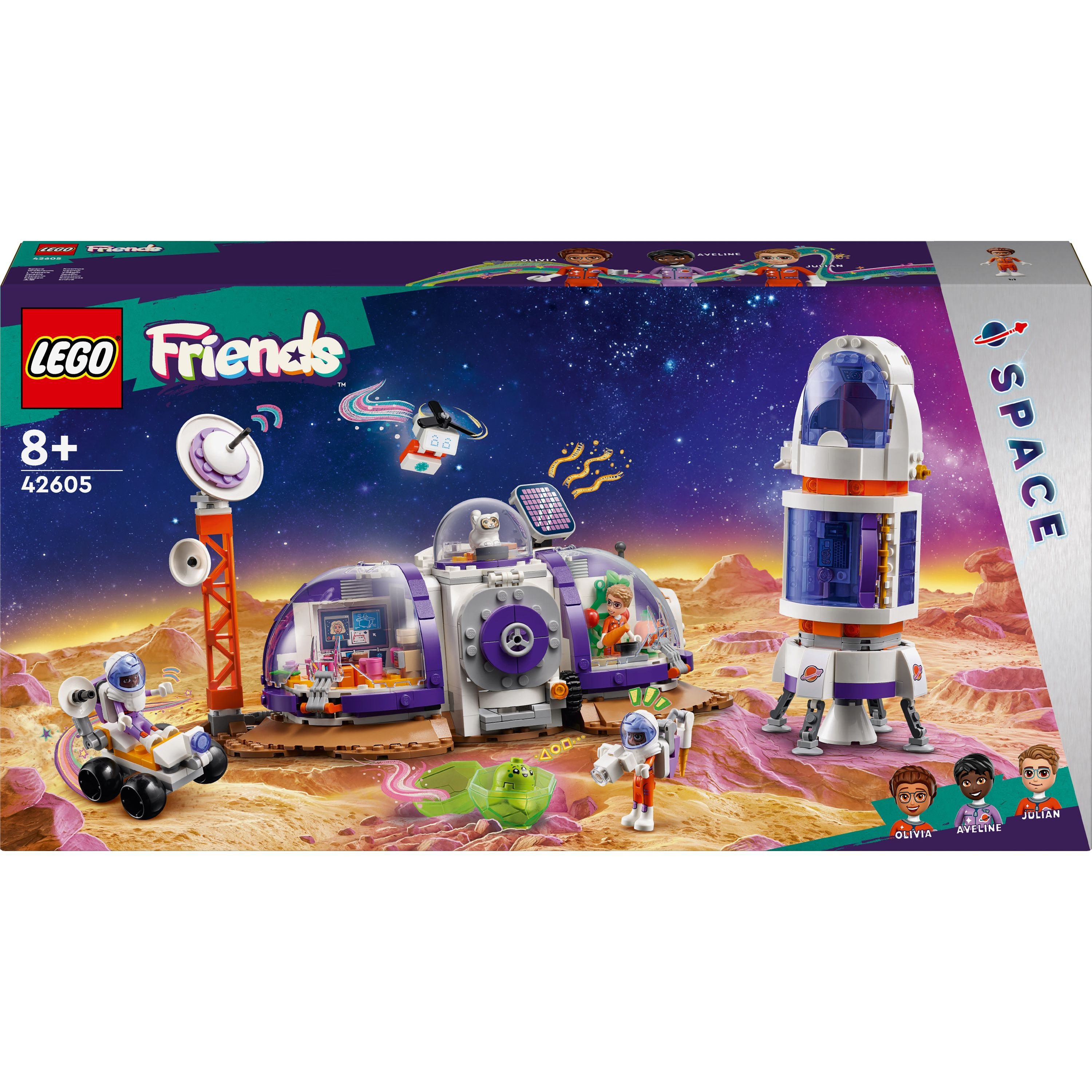 Конструктор LEGO Friends Космическая база на Марсе и ракета 981 детали (42605) - фото 1