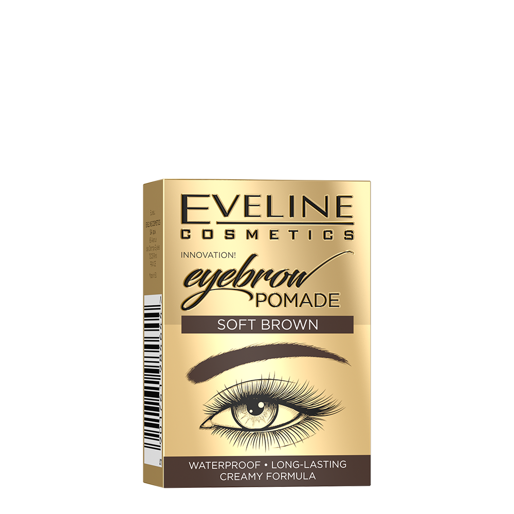 Помада для бровей Eveline Eyebrow Pomade коричневый 4 г (LMKKBRWPOMLB) - фото 3