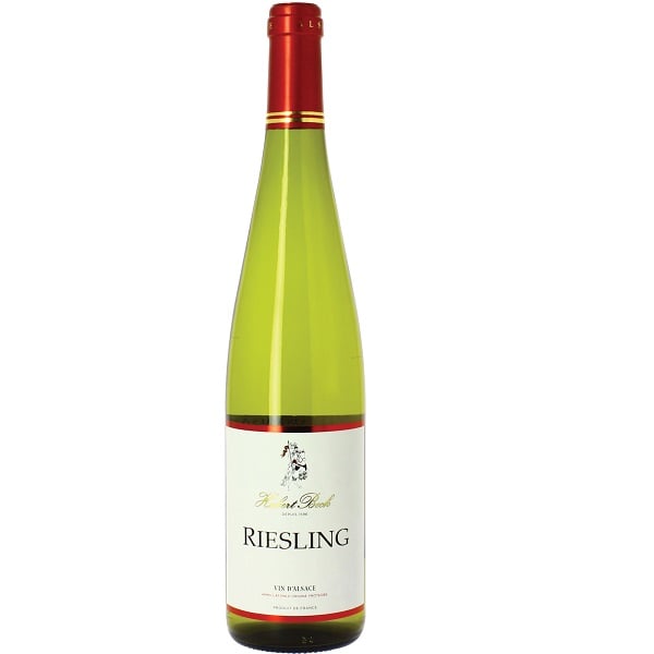 Вино Hubert Beck Рислінг 2018, біле, сухе, 12,5%, 0,375 л - фото 1