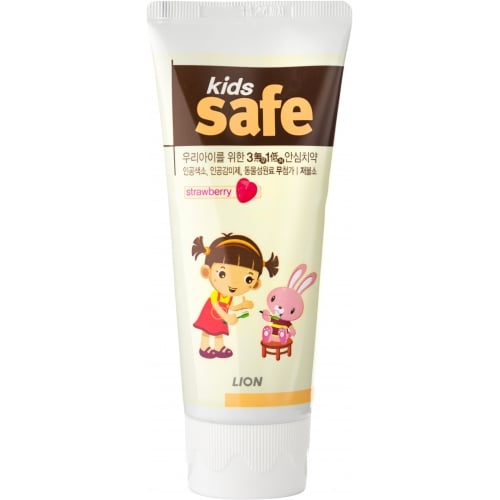 Фото - Зубная паста / ополаскиватель Lion Дитяча зубна паста  Kids Safe Toothpaste, 90 г 