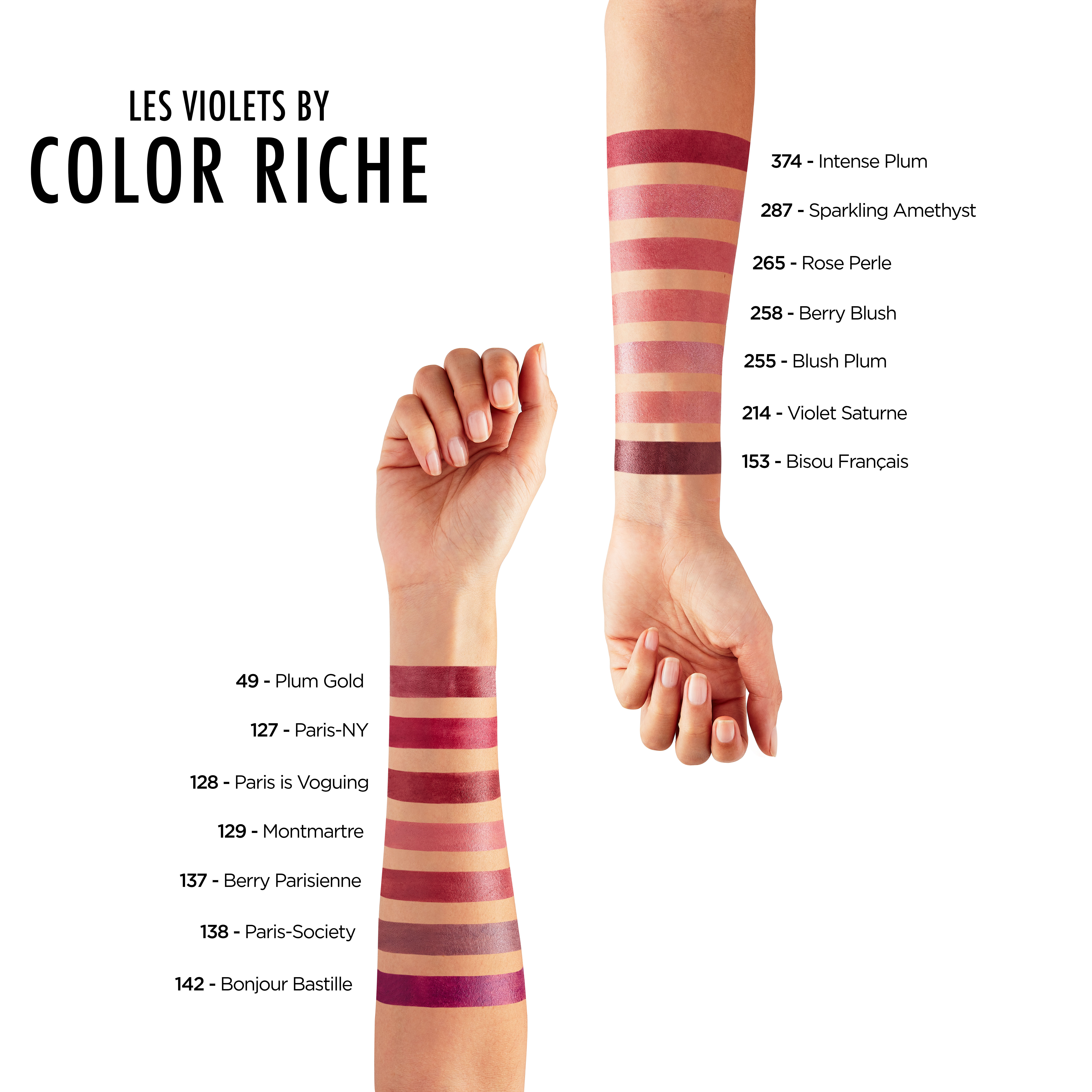 Помада для губ L'Oréal Paris Color Riche, відтінок 265 (Сливовий), 4,5 мл (A5904110) - фото 10