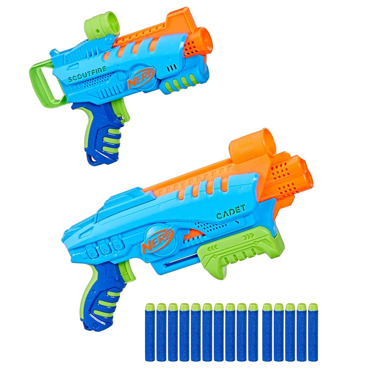 Набір бластерів Nerf Junior Ultimate Starter Set, з 15 стрілами, 2 шт. (F6369) - фото 2