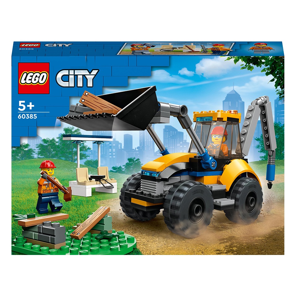 Конструктор LEGO City Экскаватор, 148 деталей (60385) - фото 1